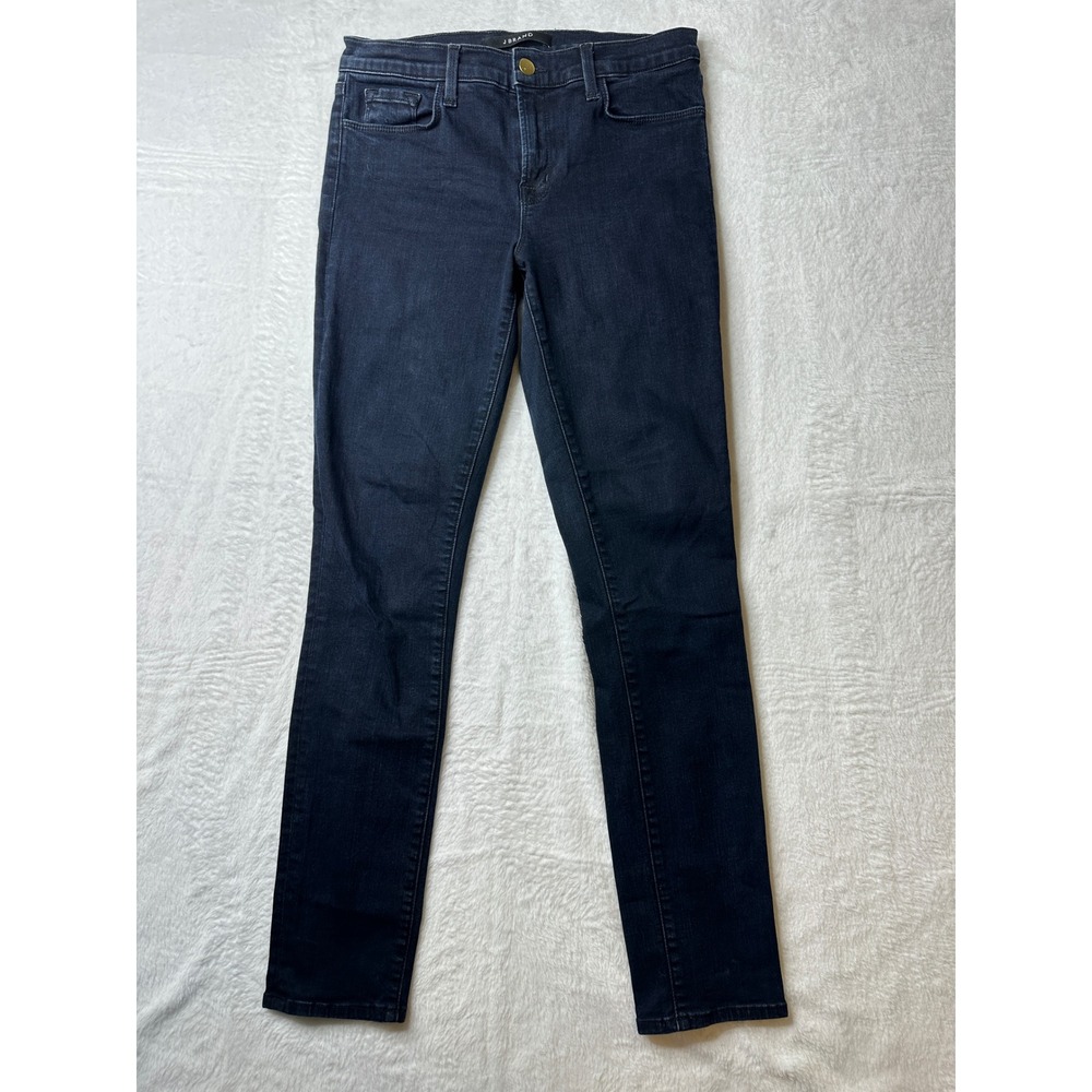 J Brand Skinny Leg Jeans Womens 29 Dark Indigo Blue Denim